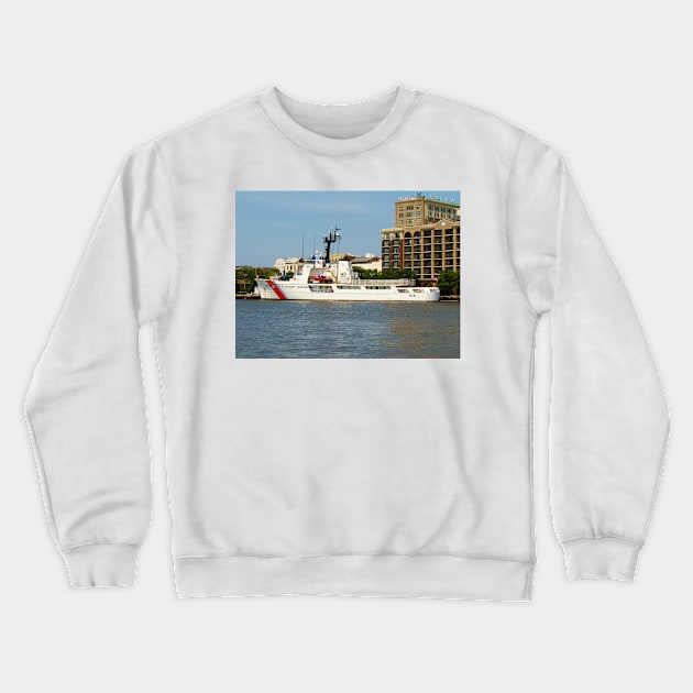 U.S. Coast Guard Ship Crewneck Sweatshirt by Cynthia48